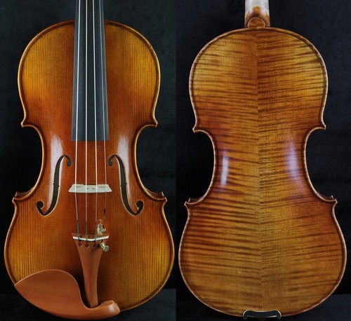 Master handmade violin - master, after